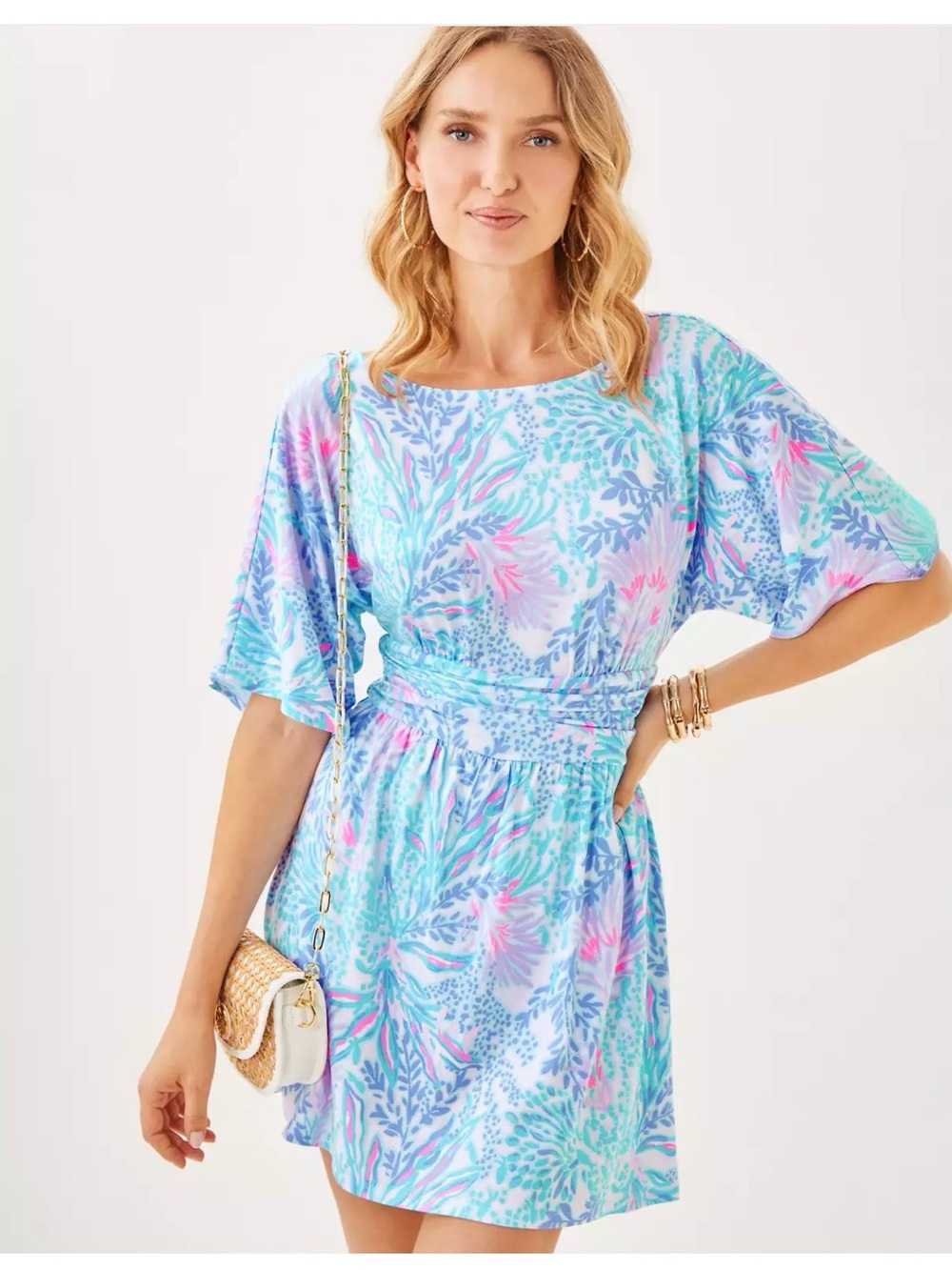 🆕 Lilly Pulitzer Parigi Boat Neck Romper 🆕
